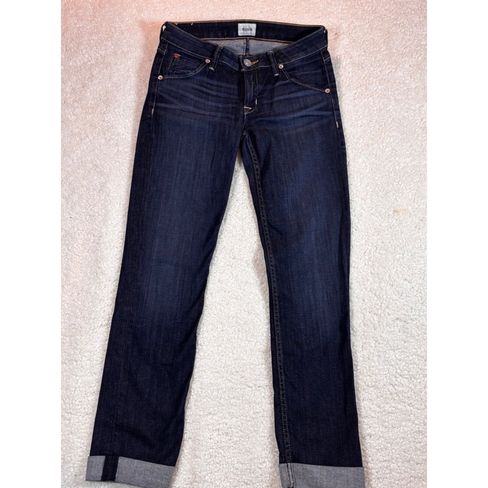 Paige Jeans Women 26 Blue Skyline Skinny Leg Dark Wash 332-103018 - Picture 3 of 16